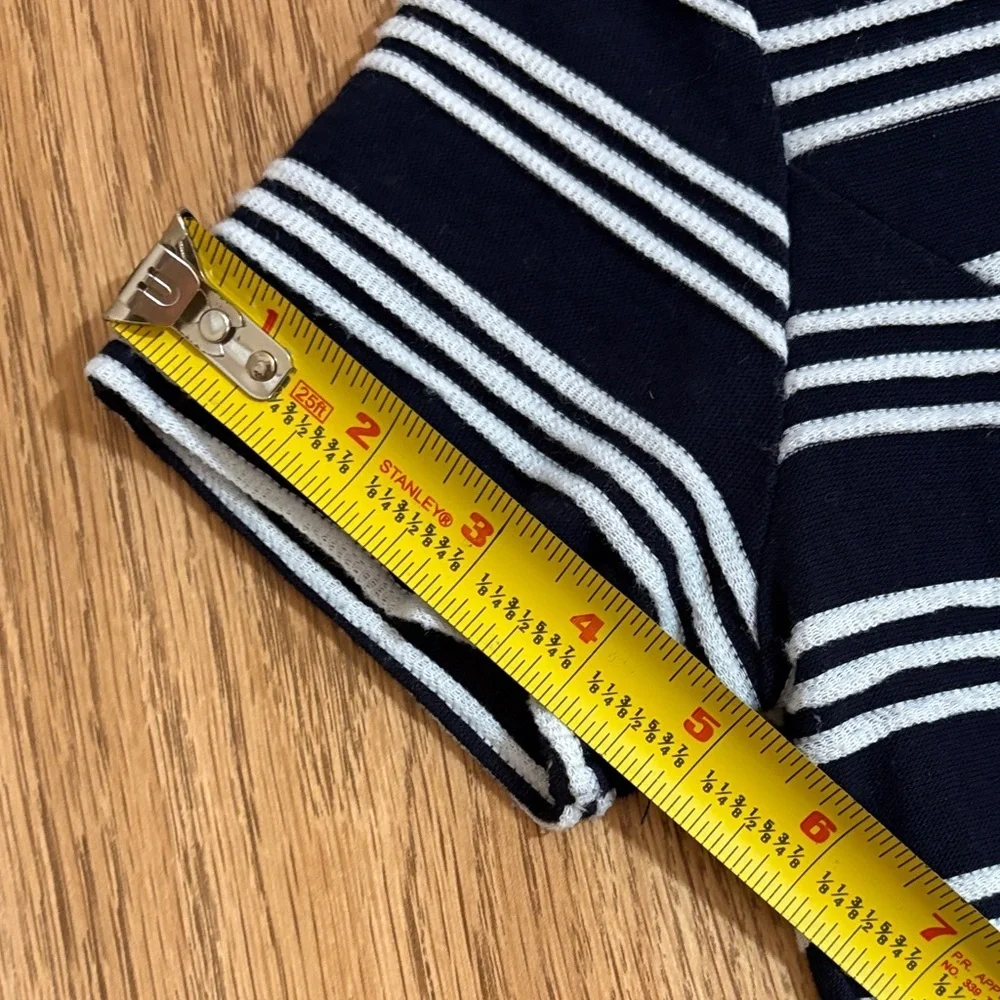 Infinity Raine Navy and white Striped Dress size small. - Picture 8 of 8